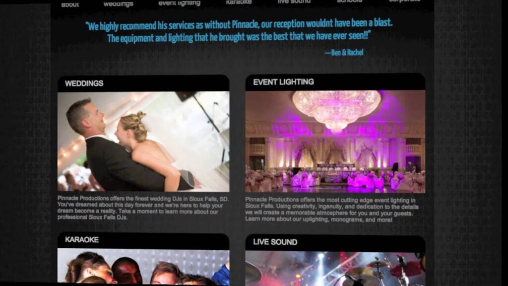 Dj website design | 3 minute video tour