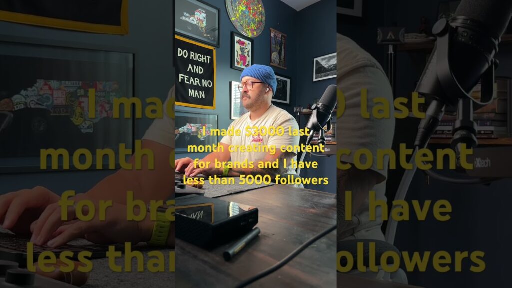 How i make money creating content for brands
