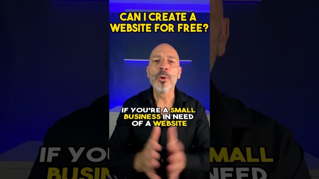 How to create a website for free