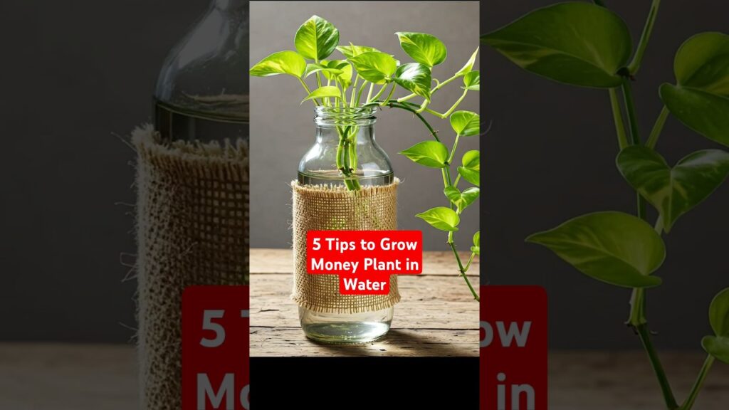 5 tips to grow money plant in water | tips & tricks 25 @diybuddy #moneyplant #moneyplantcare #home