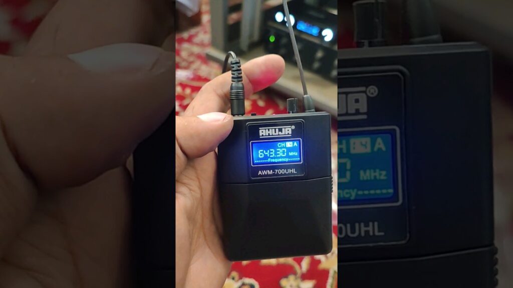 Ahuja wireless microphone #ahuja #shorts #microphone #howto #techmeta