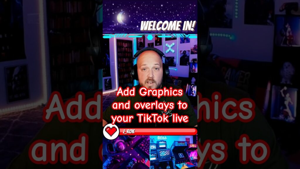 Add overlays & graphics to your tik tok live #tiktoklive #tiktok #howto