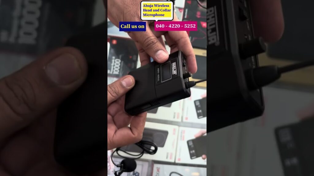 Ahuja wireless mic: perfect for events & public speaking! Ahuja head & collar microphone unboxing
