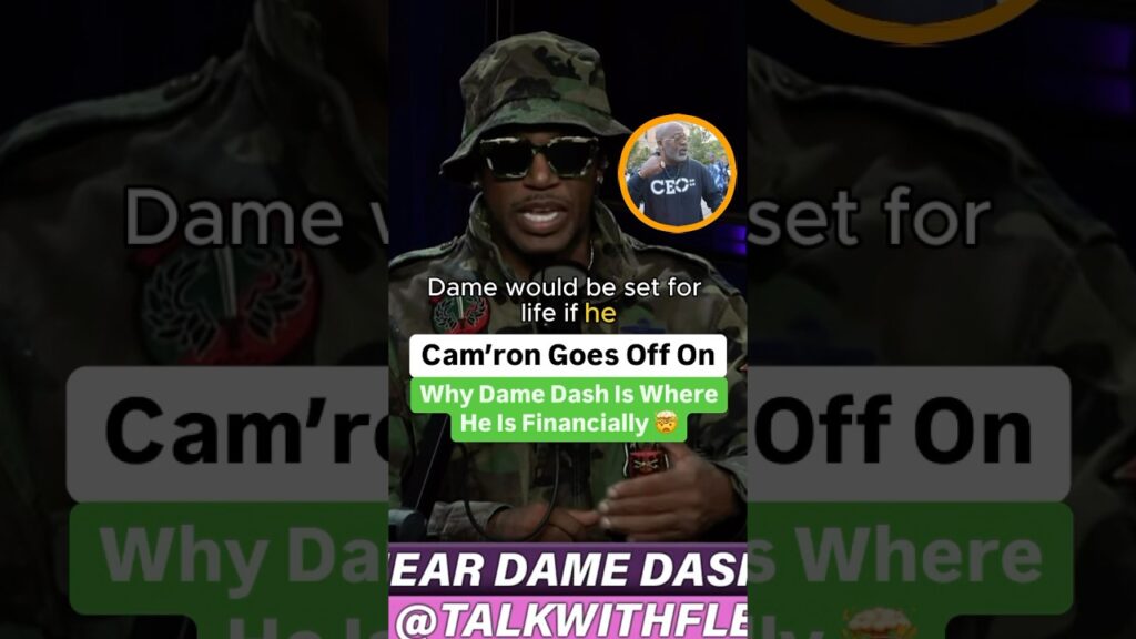 Cam’ron on why dame dash is where he is financially 🤯