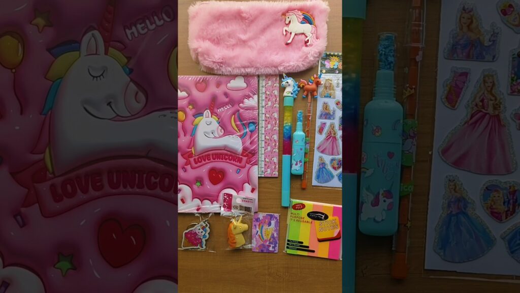 Cute unicorn 🦄 stationery #unboxing #cute #stationery #unboxing #trending #viral
