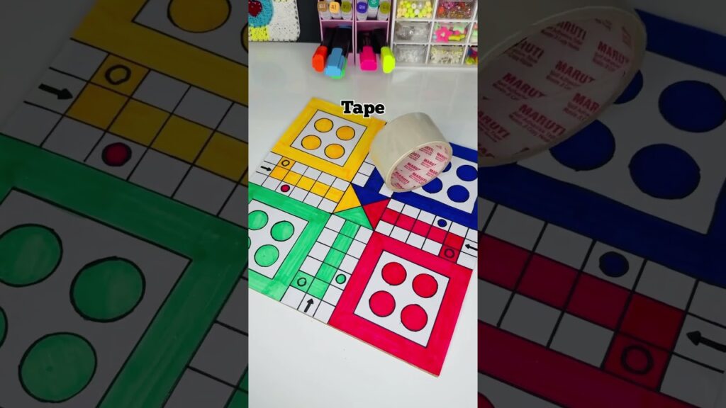 Diy ludo at home😱 #diy #ludo #game #shorts #youtubeshorts @itspriyanjalisingh