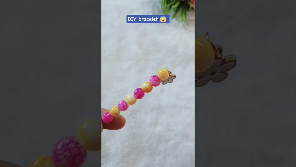 Diy handmade bracelet | beaded bracelet #beadedbracelets #diy #shorts #viral #handmade