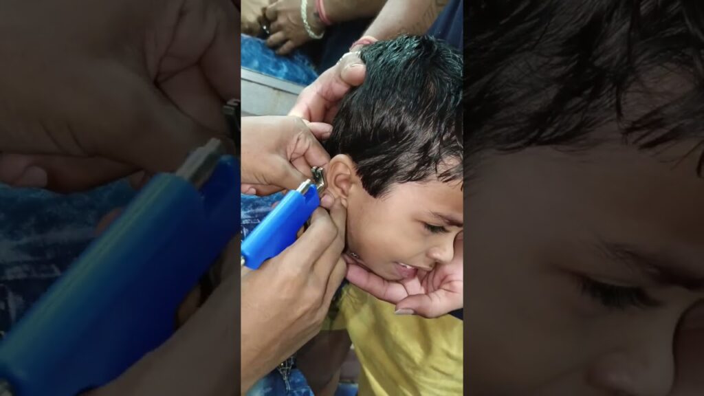 Ear 👂 piercings 😱#earpiercings #earrings #hairstyles #viral