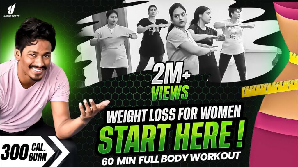 Full body workout | 1 hours workout video | streching to cool down exercise video | zumba fitness