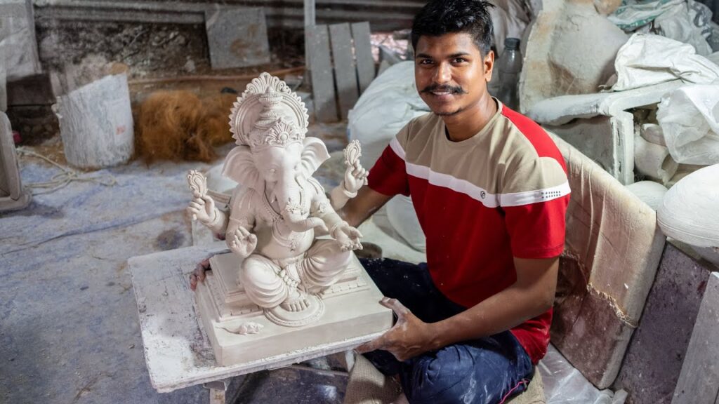 Ganesh idol making – how to mold and cast a sculpture
