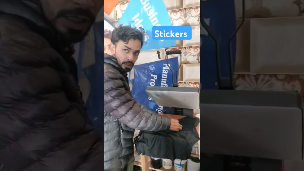 How to start t-shirts printing business at home #stickerswaladelhi