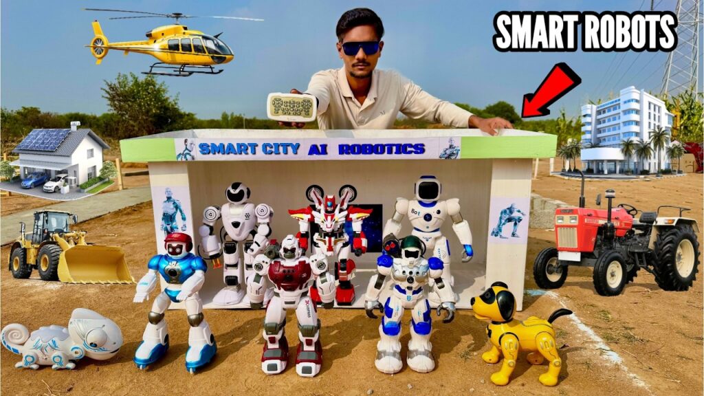 I build rc smart robotics showroom from rc mega trucks - chatpat toy tv