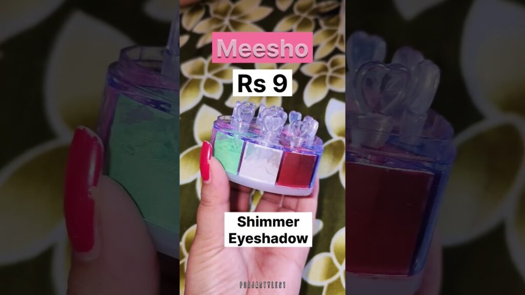 Meesho rs 9 eyeshadow | ads eyeshadow | poojastyles1 | #meeshoeyeshadow #adseyeshadow #shorts #rs9