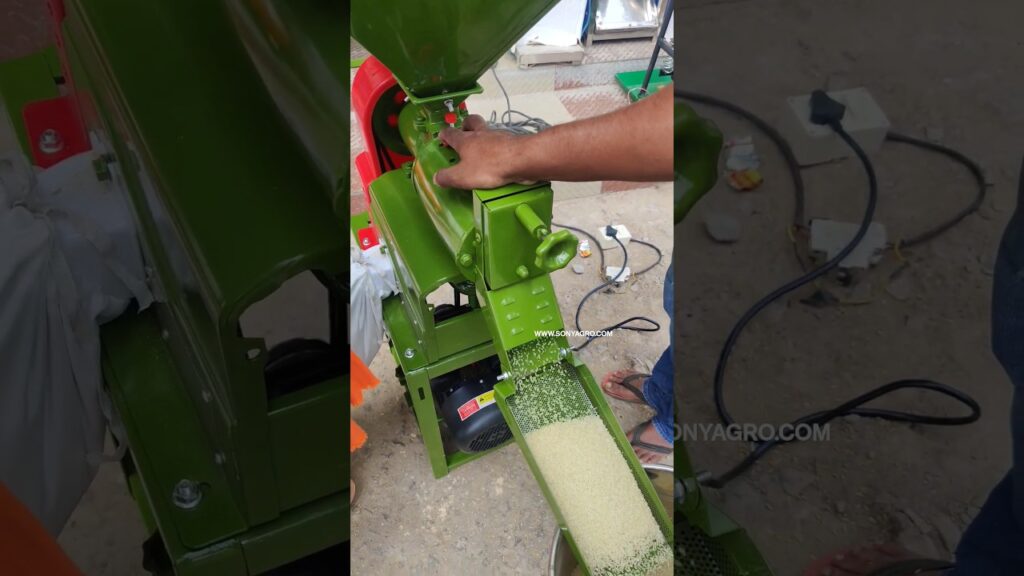 Mini rice mill machine 3hp - heavytech #miniricemill #agriculture