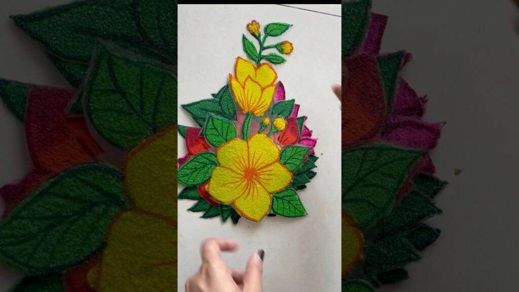 Ready reusable waterproof rangoli patch | whatsapp to order 8287109265 #trending #rangoli