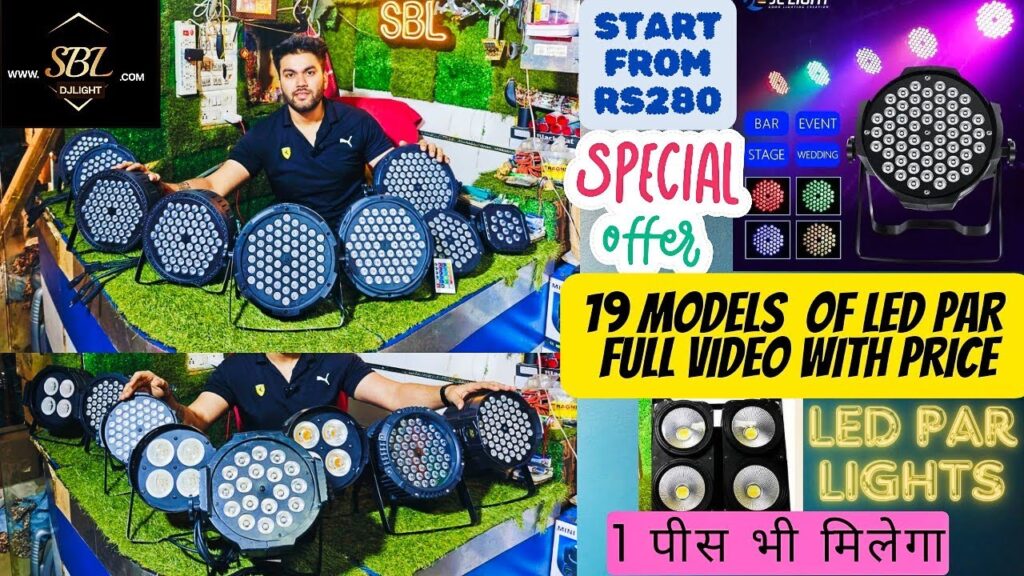 Sbl all led par ke सभी मॉडल saste me ,starting rs280, dj light price dj led par light price blinder