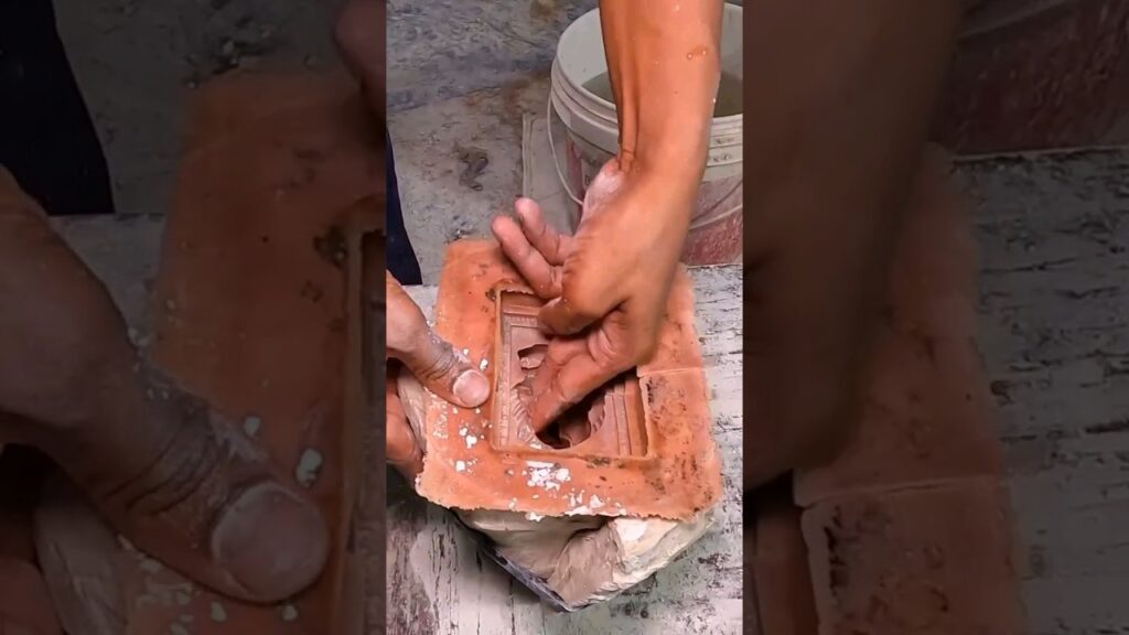 How to mold and cast a sculpture #shorts