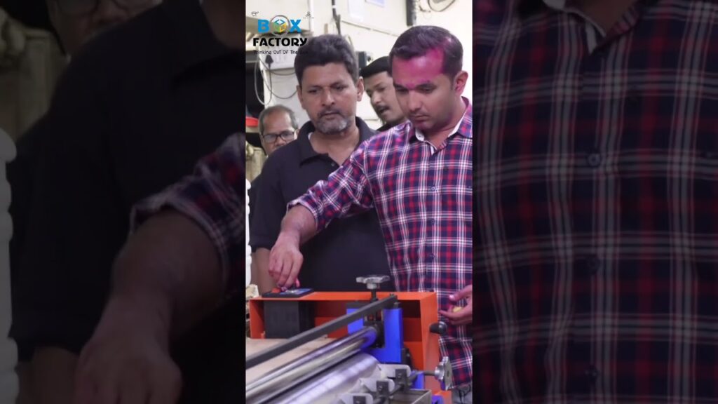 New sheet pasting machine opening #boxmanufacturer #packaging #shortsvideo