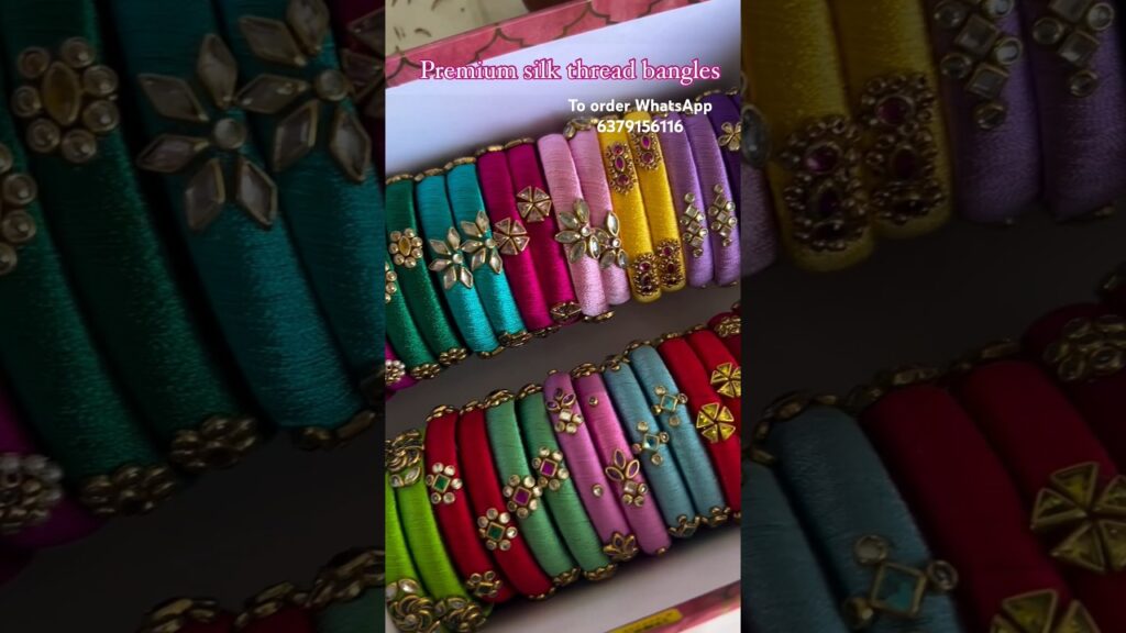 Silk thread bangles making under ₹220