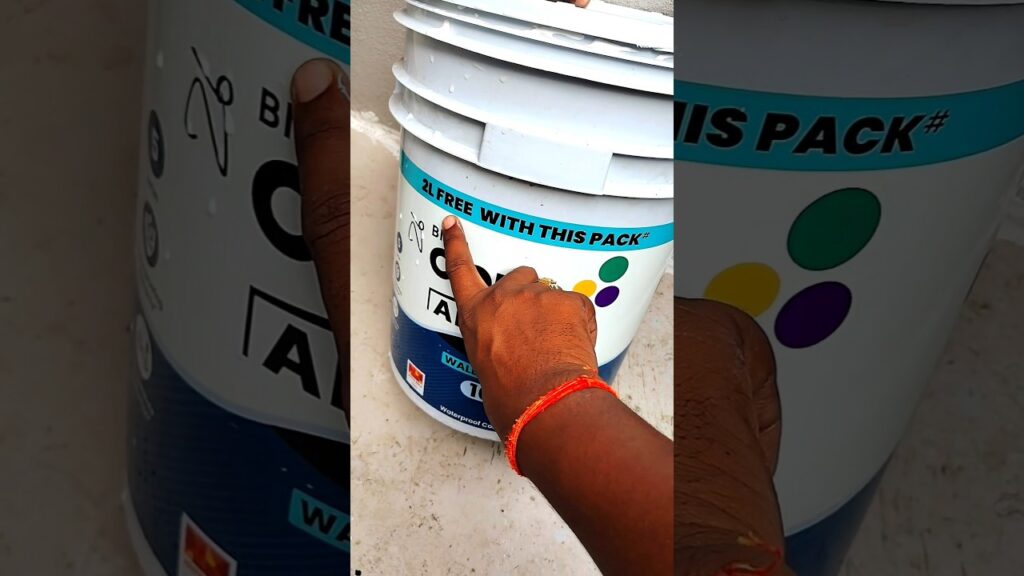 350 rs + 2 ltr free pack birla opus give in 20 ltr wall n roof #birlaopuspaints #painterinnavsari