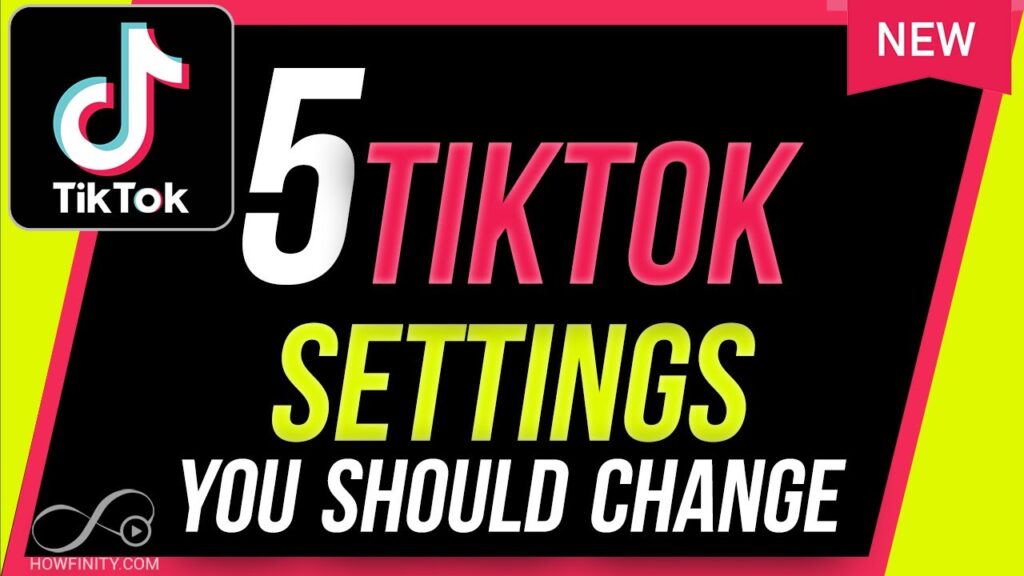 5 tiktok settings you should change right now