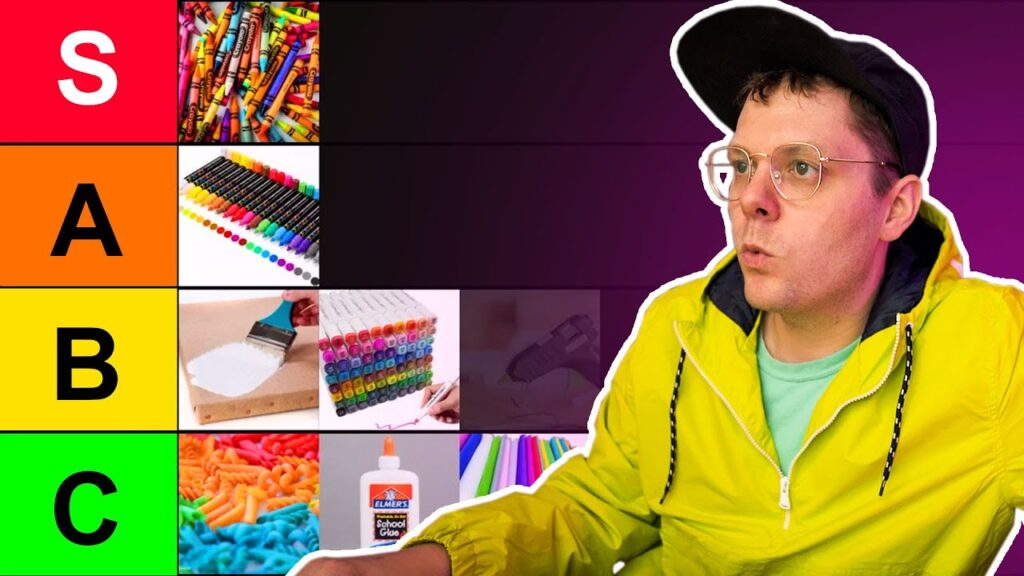 Art supplies tier list