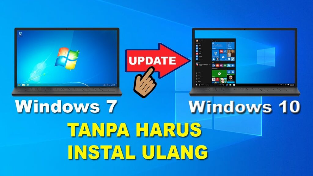 Cara update windows 7 ke windows 10 online | tanpa harus instal ulang