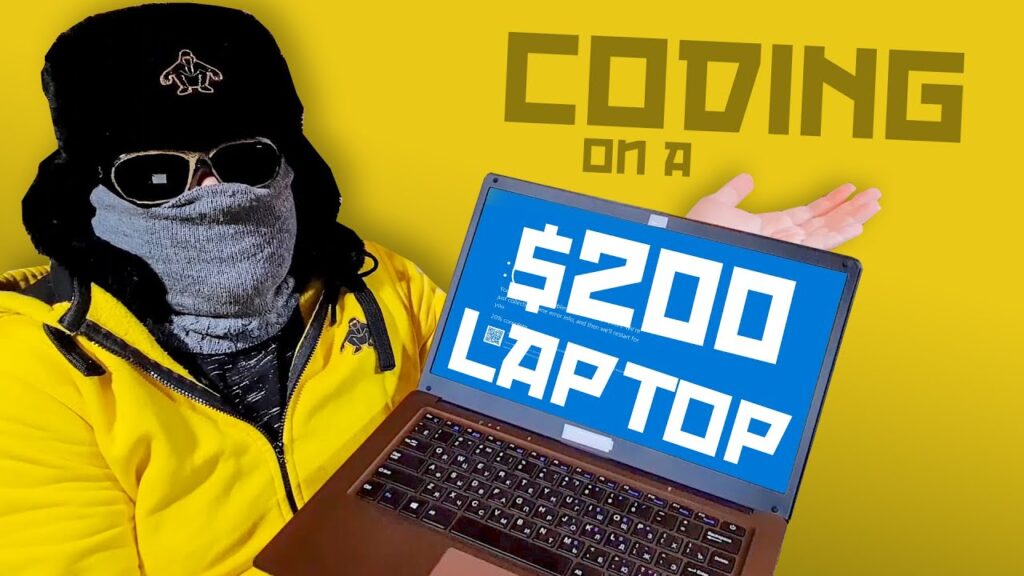 Coding on cheapest laptop ever! - programming with boris