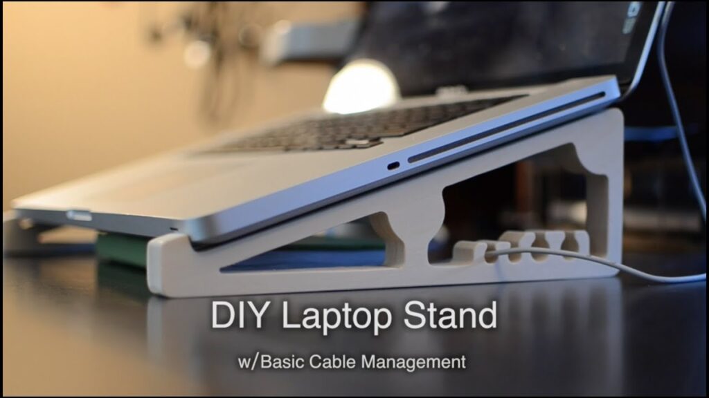 Diy cnc'ed laptop stand for $5 - shapeoko project #57