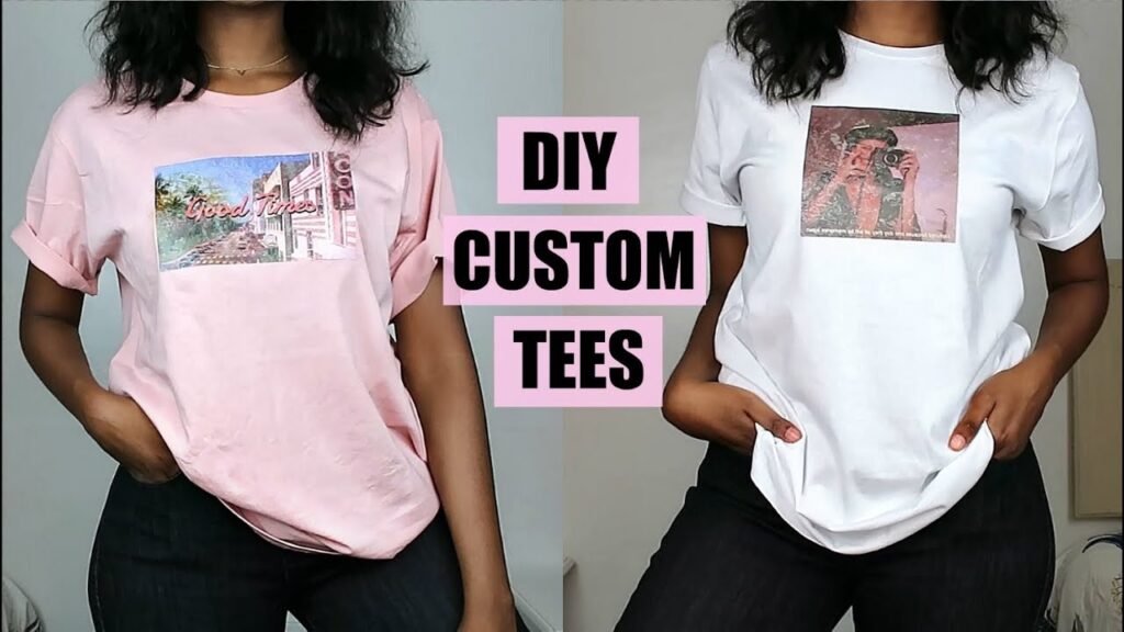 Diy custom print t-shirts | no transfer paper!