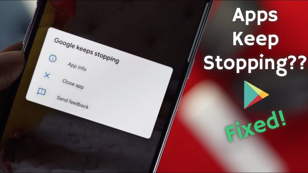 Fixed: all apps keeps stopping error in android phone [google apps crashing android]