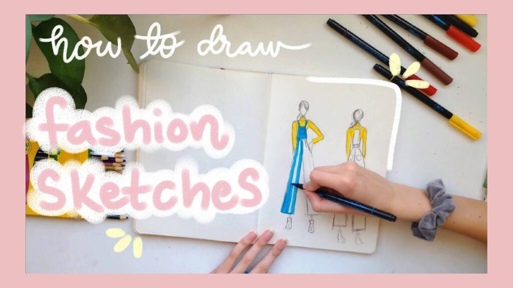 How to draw fashion sketches and figures!