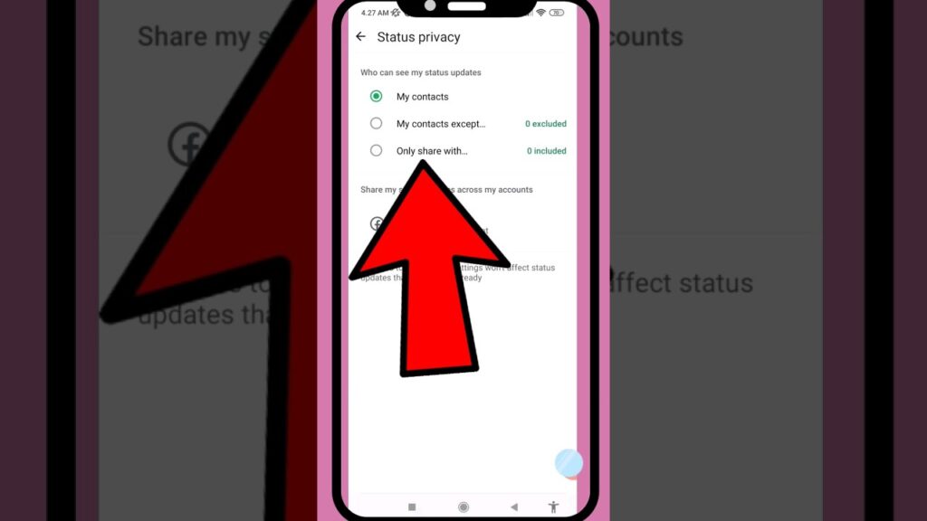 How to hide your whatsapp status | whatsapp status hide #shorts#hidewhatsappstatus#whatsapp#