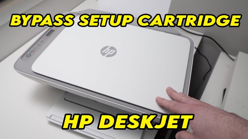 How to bypass setup cartridge message on hp deskjet 2700 & 2600 series printer