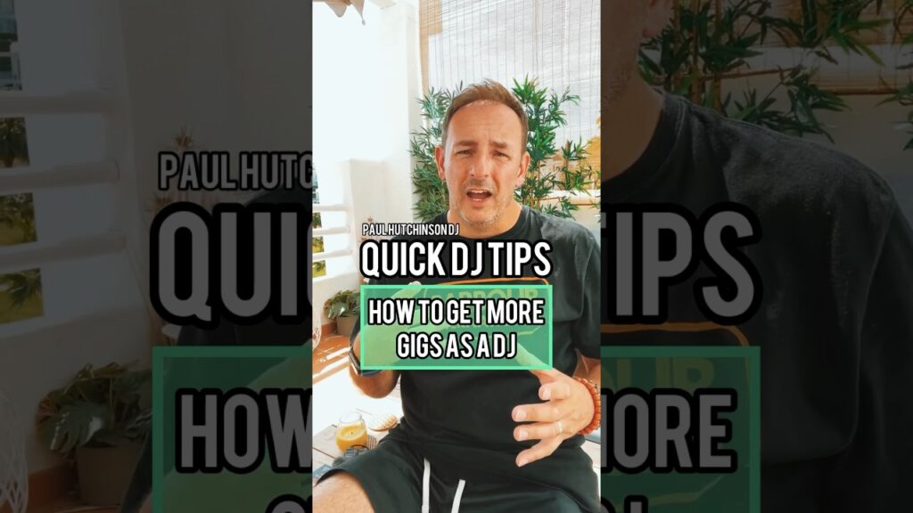 How to get more gigs as a dj #djadvice #djs #djtips