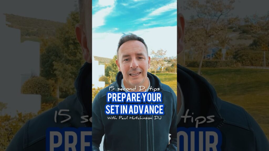 How to plan your dj set in advance. #djs #djadvice #djtips #djset