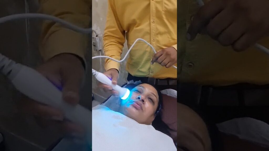 Hydra facial machine kaise use kiya jata hai#hydarmachin #saffronskincare #viralvideos