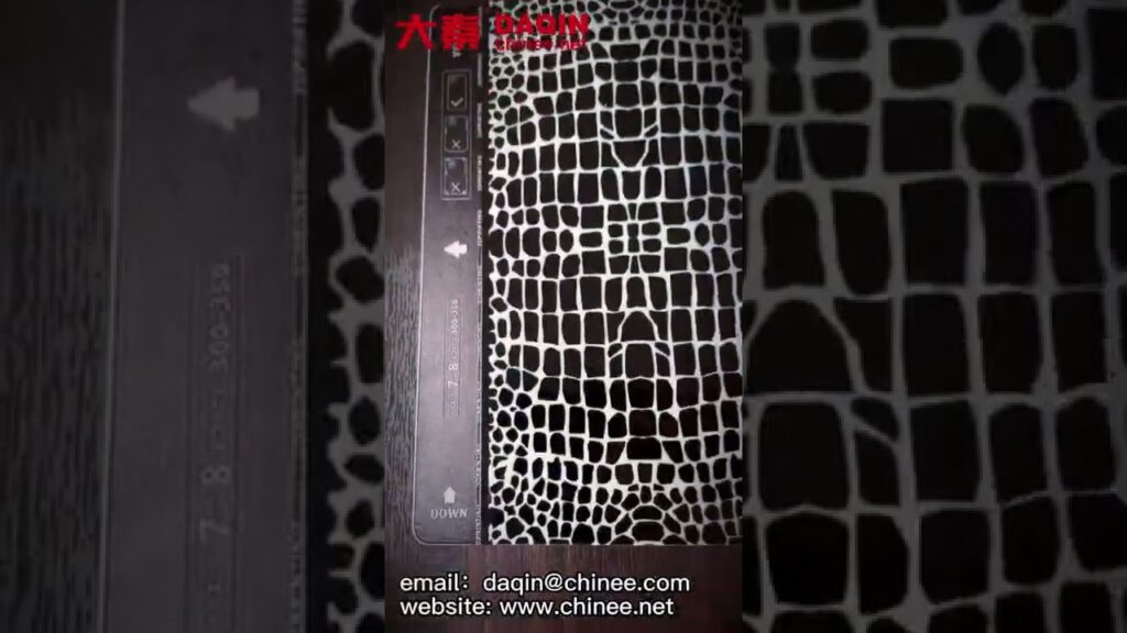 Idskin | daqin | cuttingmachine |luminous embossed phone back sticker