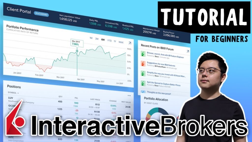 Interactive brokers (web portal) tutorial | beginner's guide