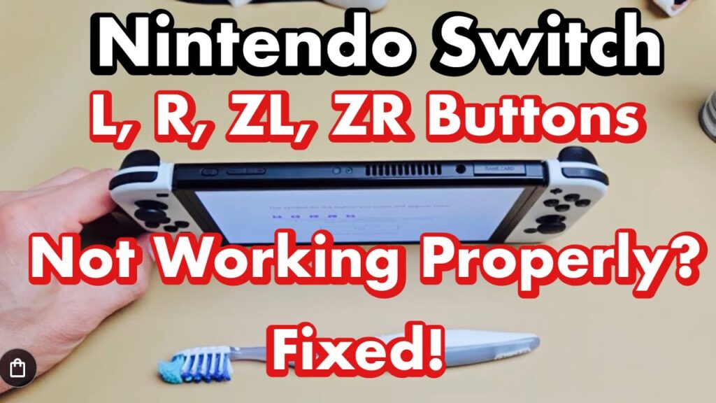 L (zl) or r (zr) buttons not working properly on nintendo switch? Easy fixes!