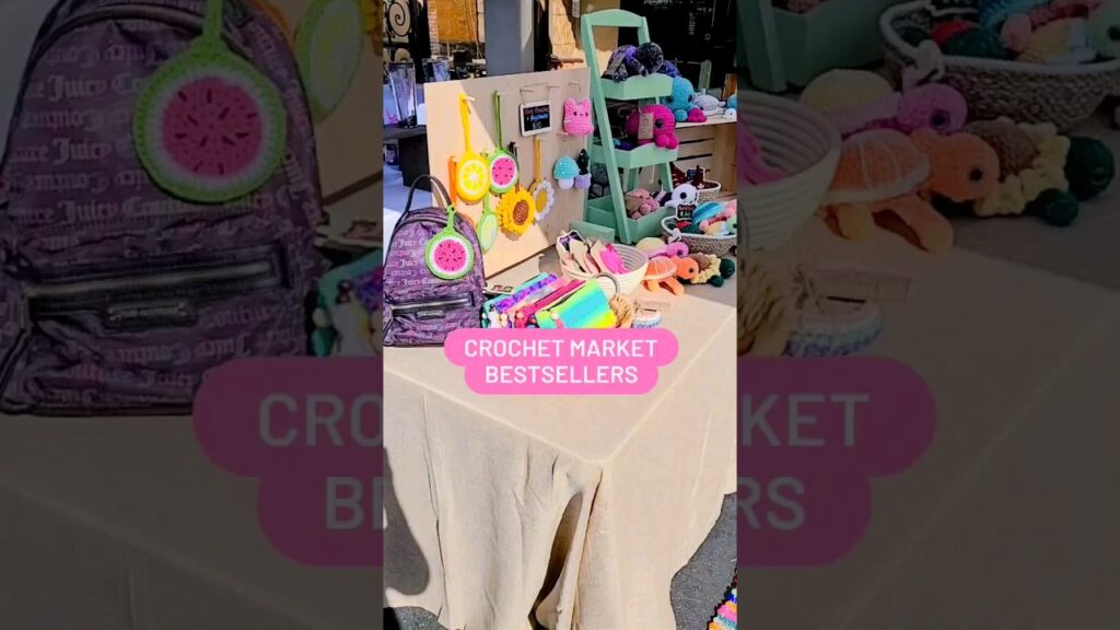 My crochet market bestsellers #crochet #makersmarket