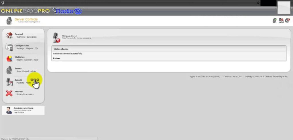 Onlineradiopro. Com - how to start a live session while auto dj is playing