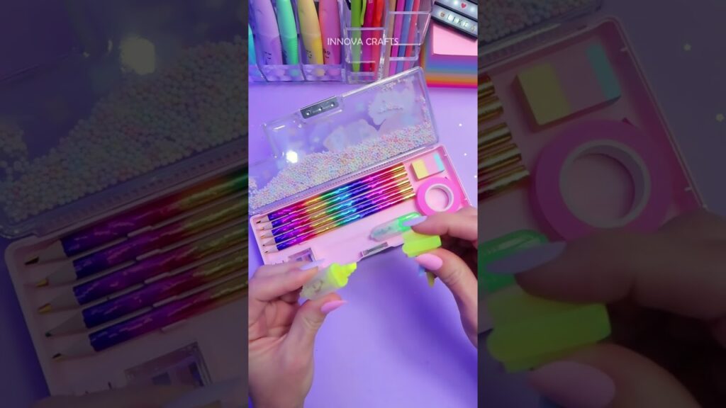 Pencil case asmr unboxing #shorts #asmr #unboxing #satisfying