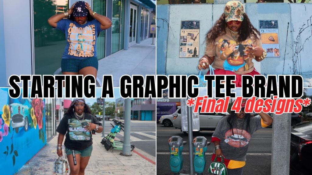 Starting my graphic tee brand *final designs*