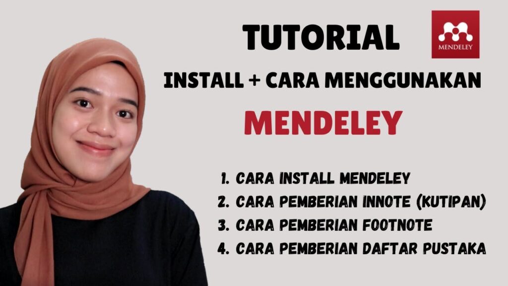Tutorial termudah menggunakan mendeley di microsoft word