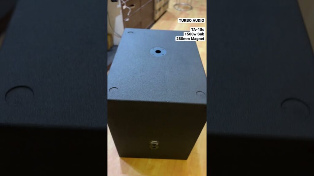 Turbo audio ta-18s single 18inch sub , 1500w rms power. #speaker #dj #bass  #music #powerfulbass