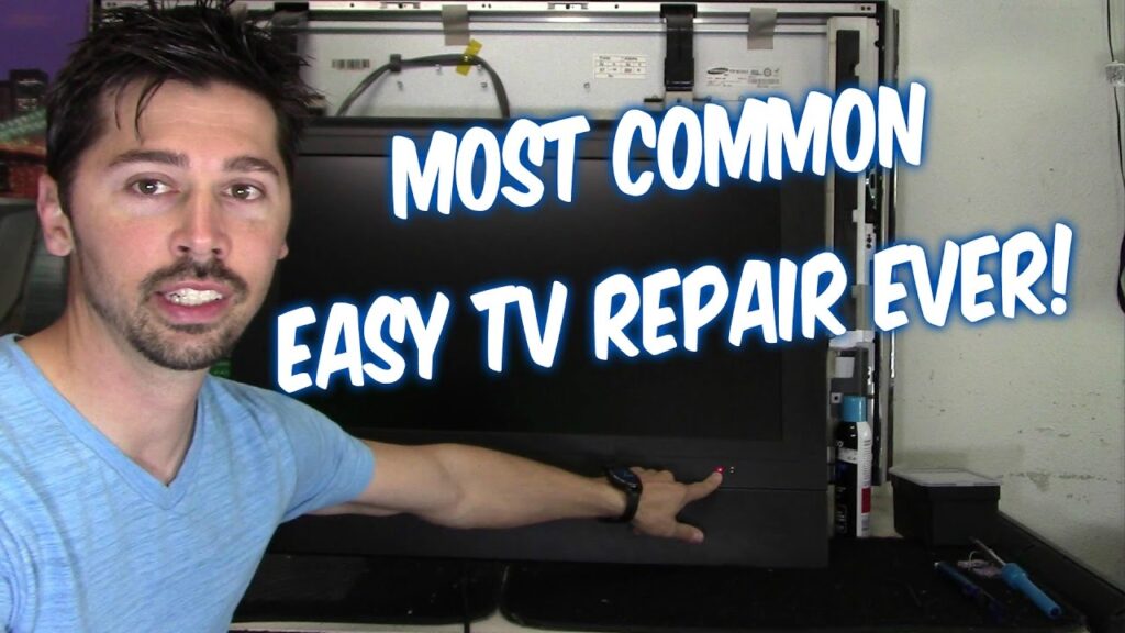 Watch this video before throwing out your broken flat screen tv!!!