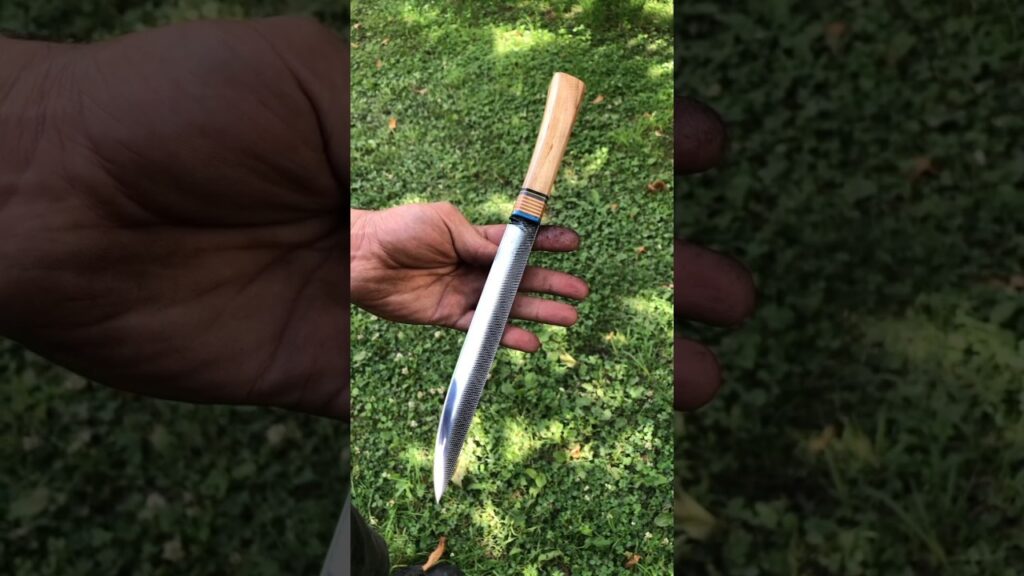 Making a knife from an old file