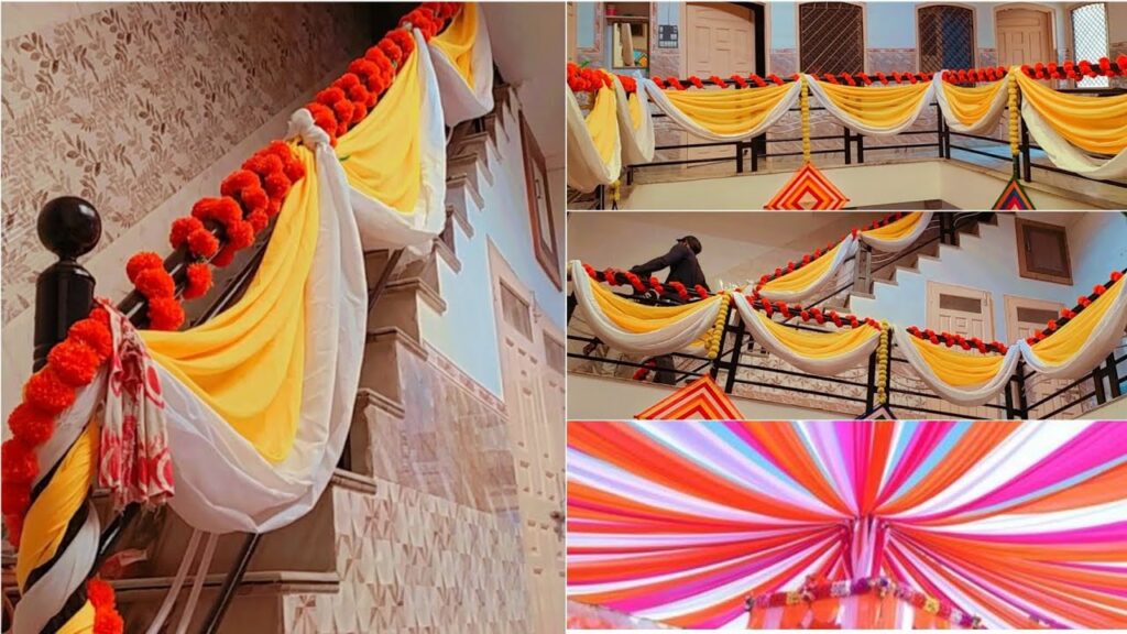 चुन्नी डेकोरेशन || चुन्नी से डेकोरेशन कैसे करें  || chunni decoration all details