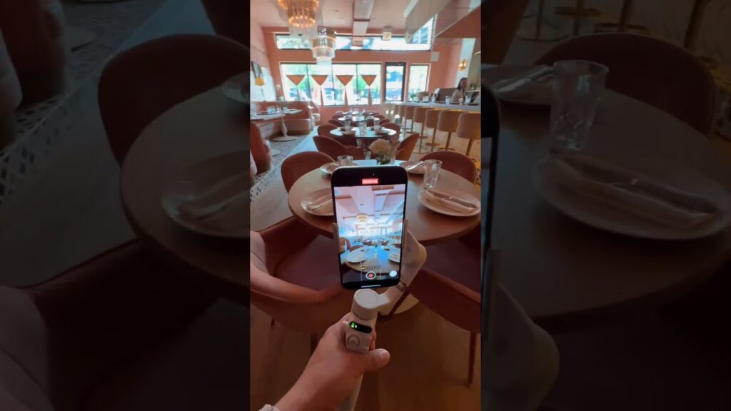 3 simple phone gimbal shots to create a cinematic restaurant video!